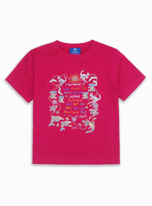 Girls T Shirt Fuchsia