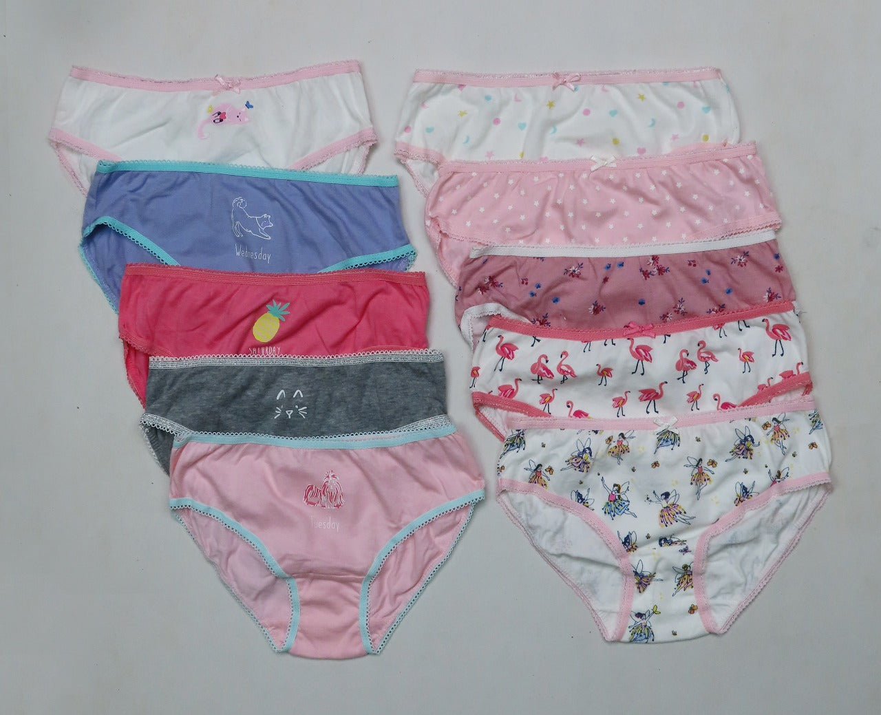 Girls Briefs 10 pc pack