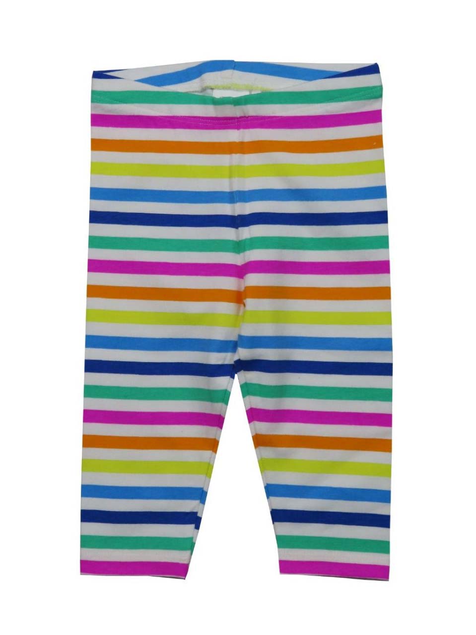 Girls Stretch Striped Leggings