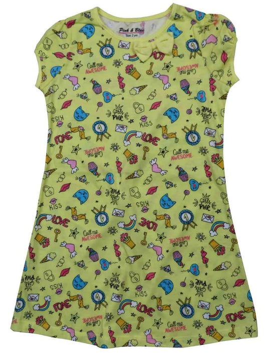 Girls Printed Dress