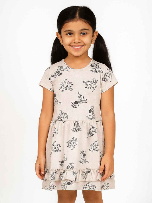 Girls Printed Dress