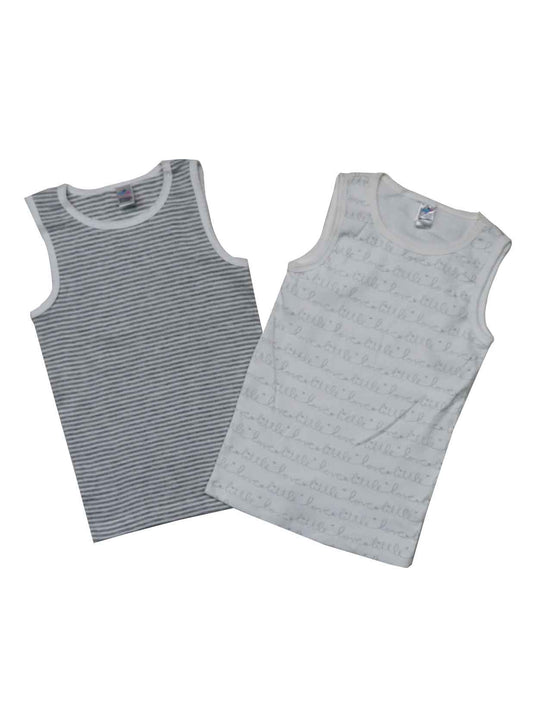 Girls 2 Pack Vests