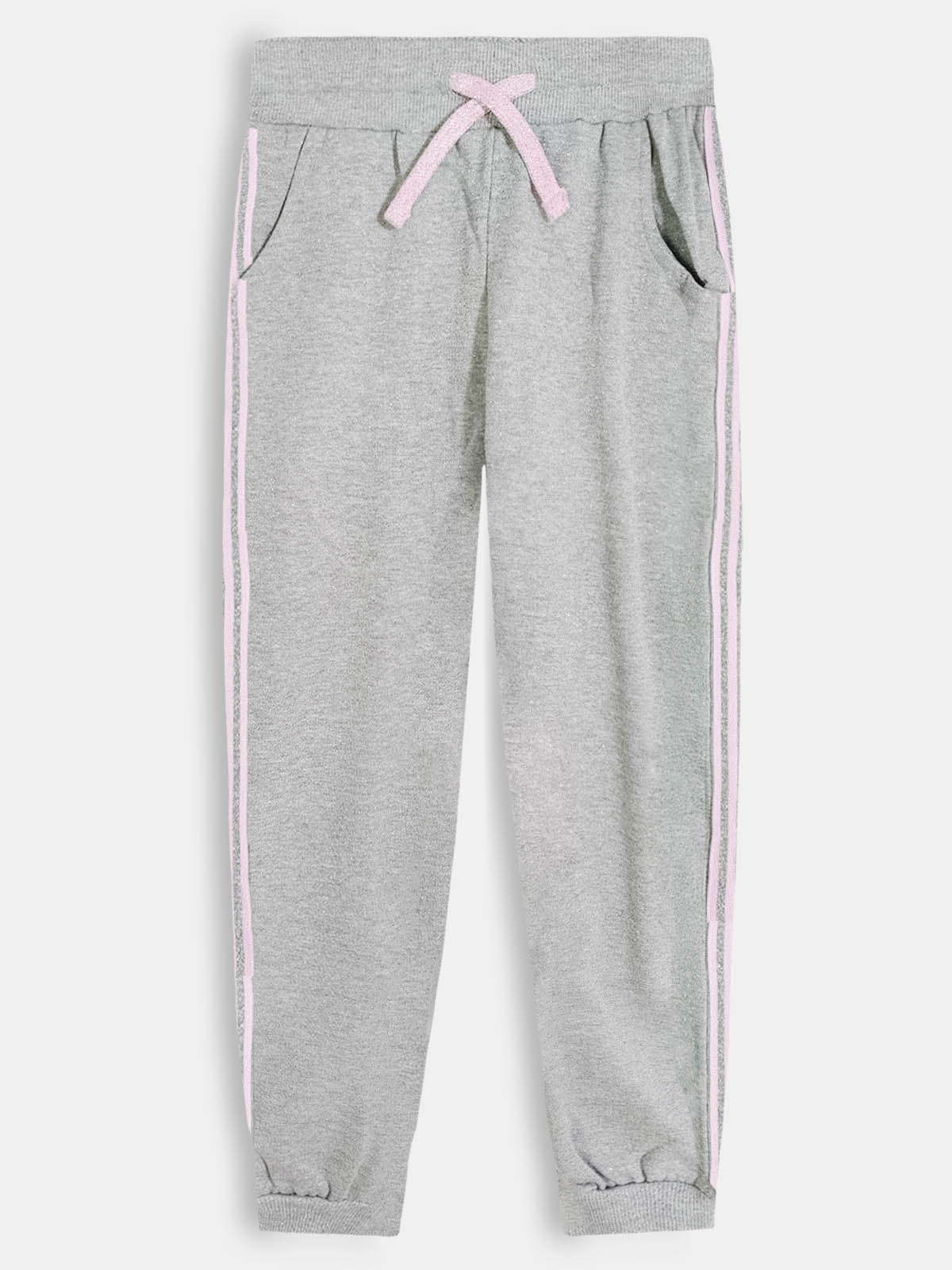 Older Girls Lurex Printed Knit Jogger