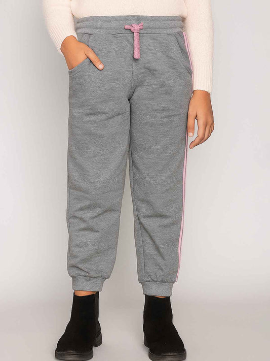 Older Girls Lurex Printed Knit Jogger