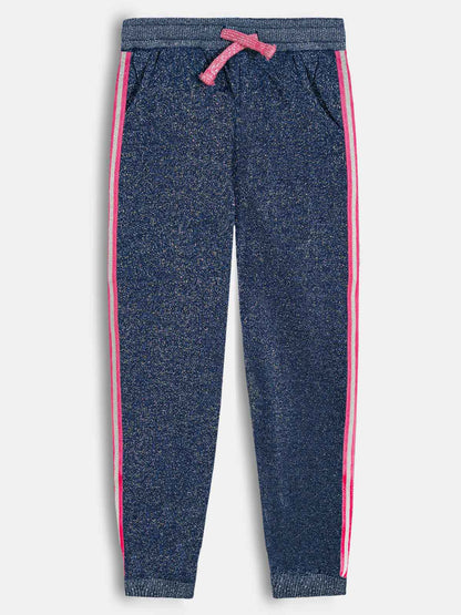 Older Girls Lurex Printed Knit Jogger