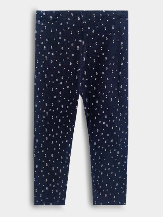 Girls Stretch Printed Leggings