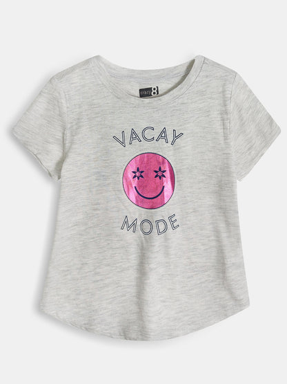 Girls Printed T Shirt