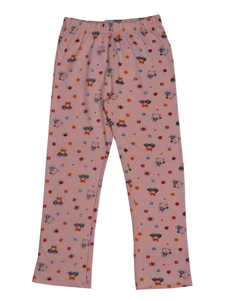 Girls Printed Loop Knit Pants