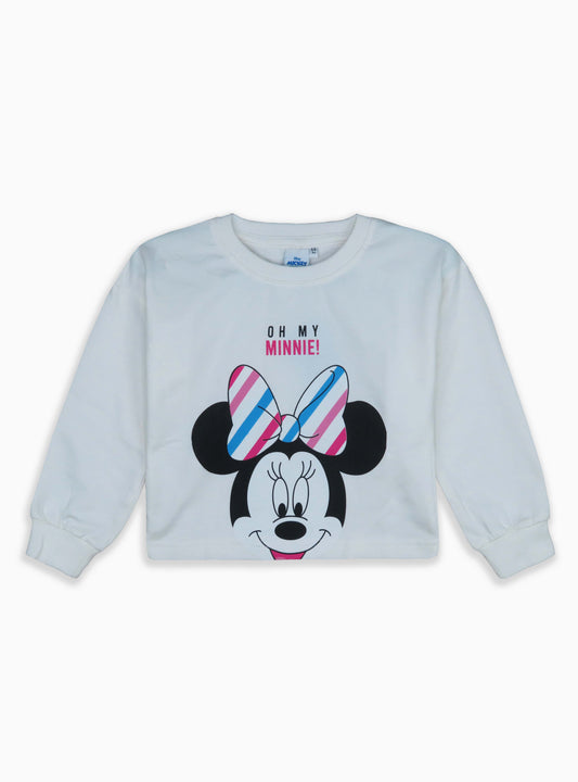 Girls Cropped Sweatshirt