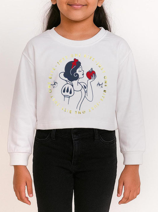 Girls Cropped Sweatshirt