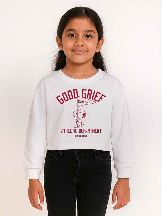 Girls Cropped Sweatshirt
