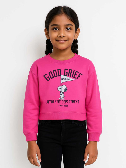 Girls Cropped Sweatshirt