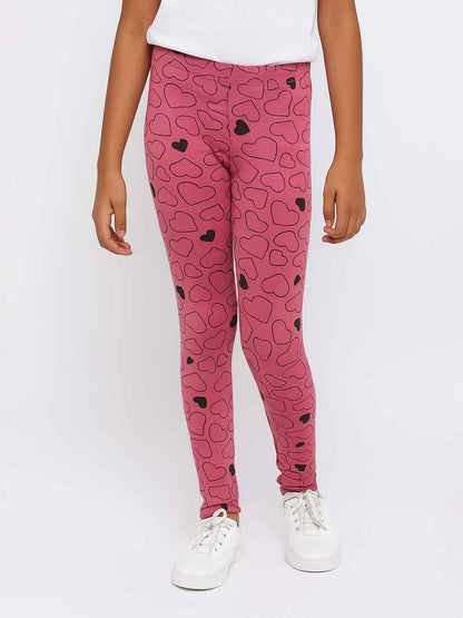 Girls Printed Stretch Legging