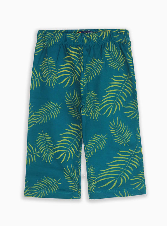 Girls Printed Capri Pant