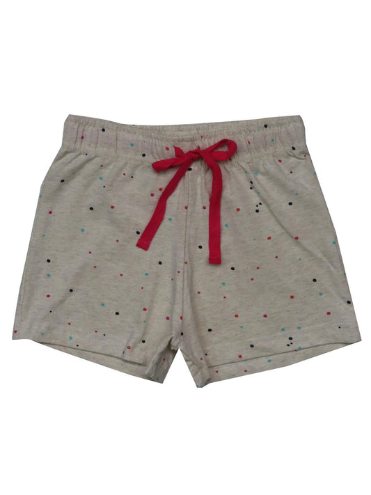 Girls Printed Stretch Knit Shorts