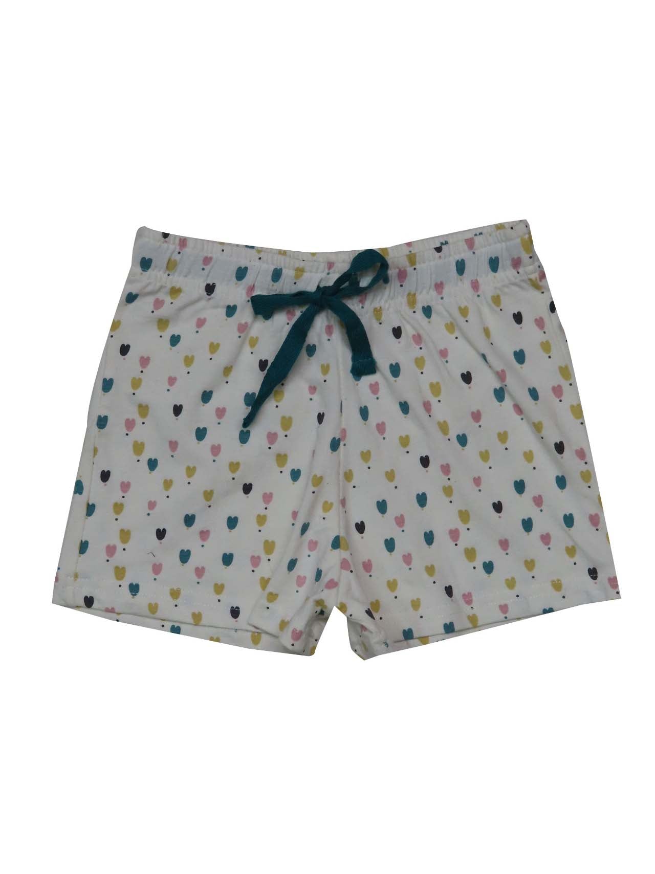 Girls Printed Stretch Knit Shorts