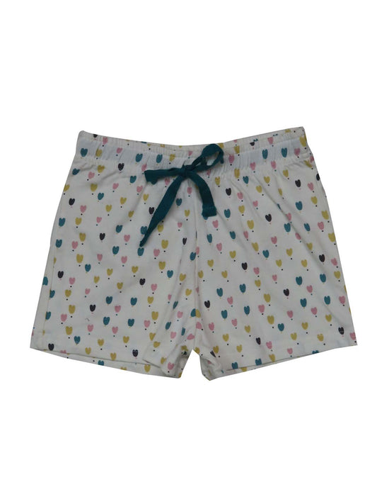 Girls Printed Stretch Knit Shorts