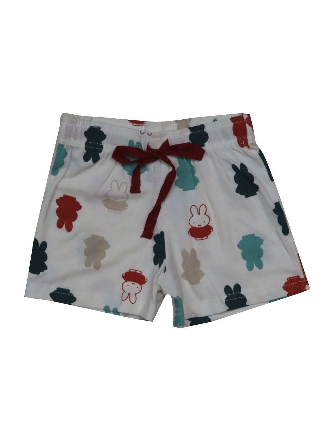 Girls Printed Stretch Knit Shorts