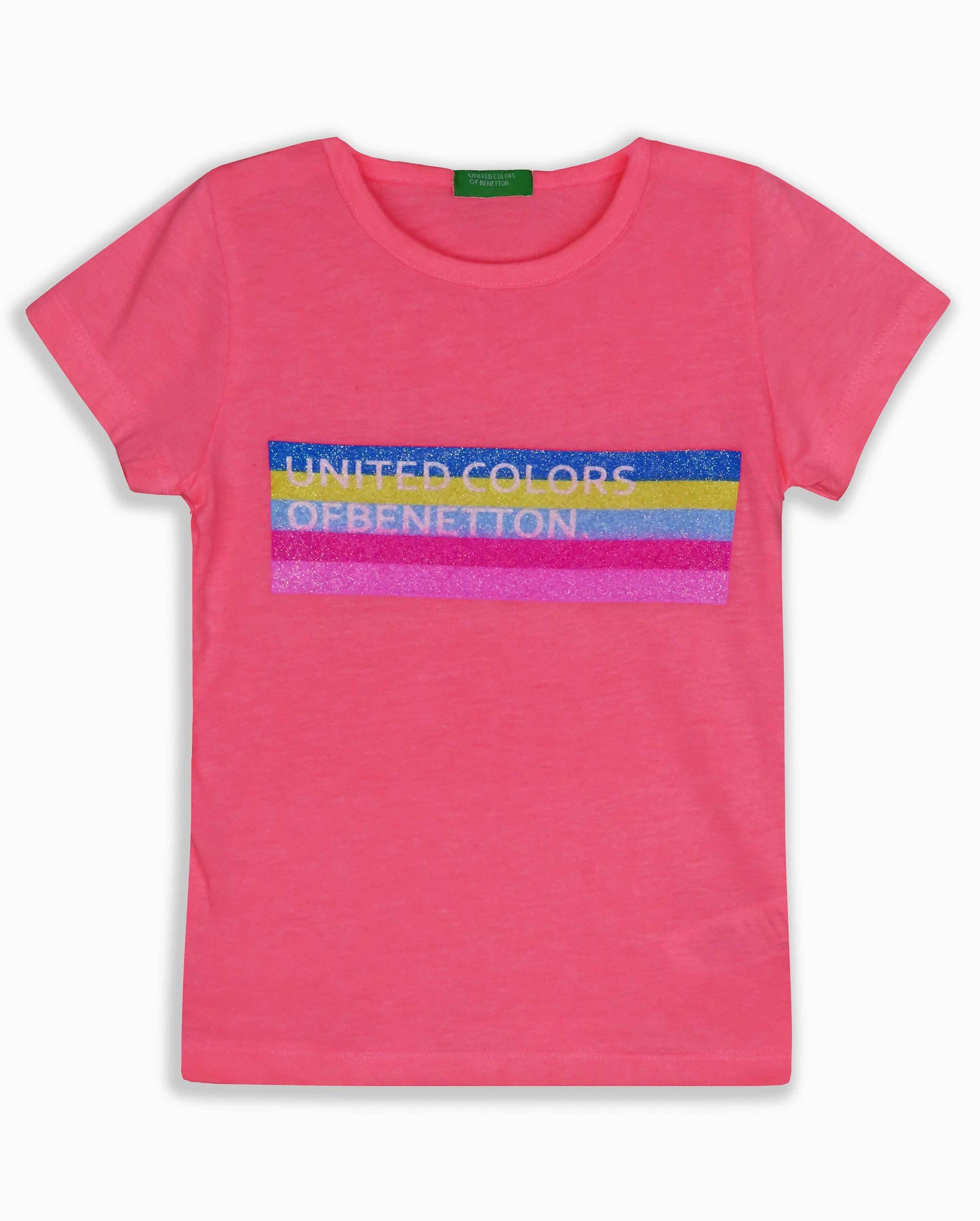 Girls Printed Pink T Shirts