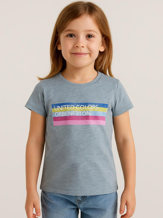 Girls Printed T Shirt