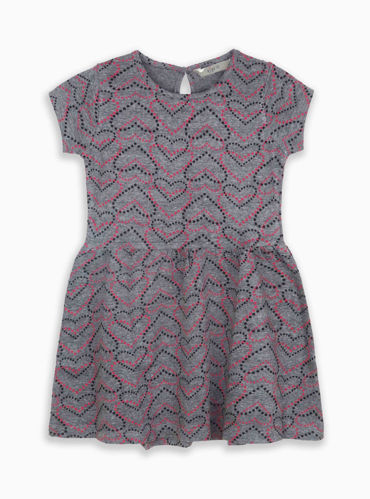 Girls Printed Knit Dress