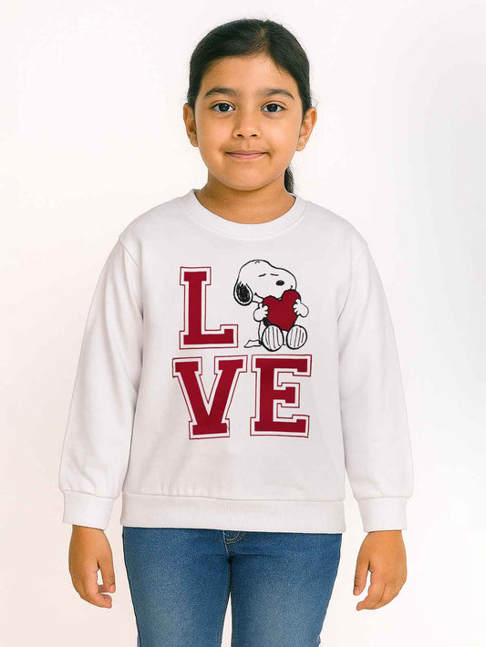 Girls Pullover Sweatshirt