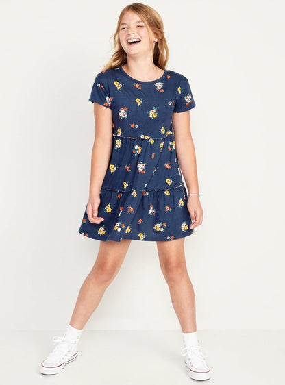 Girls Printed Dress