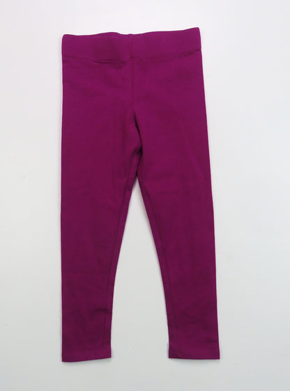 Girls Stretch Leggings Dark Purple