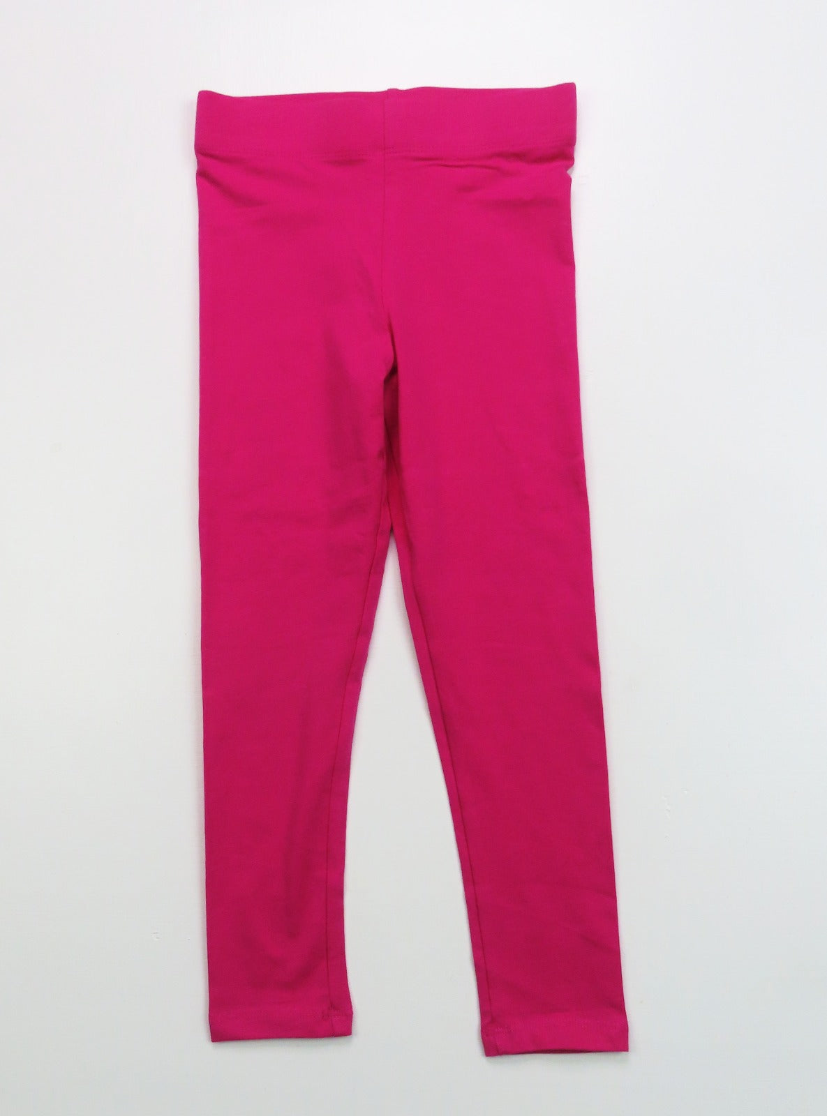 Girls Stretch Leggings Dark Pink