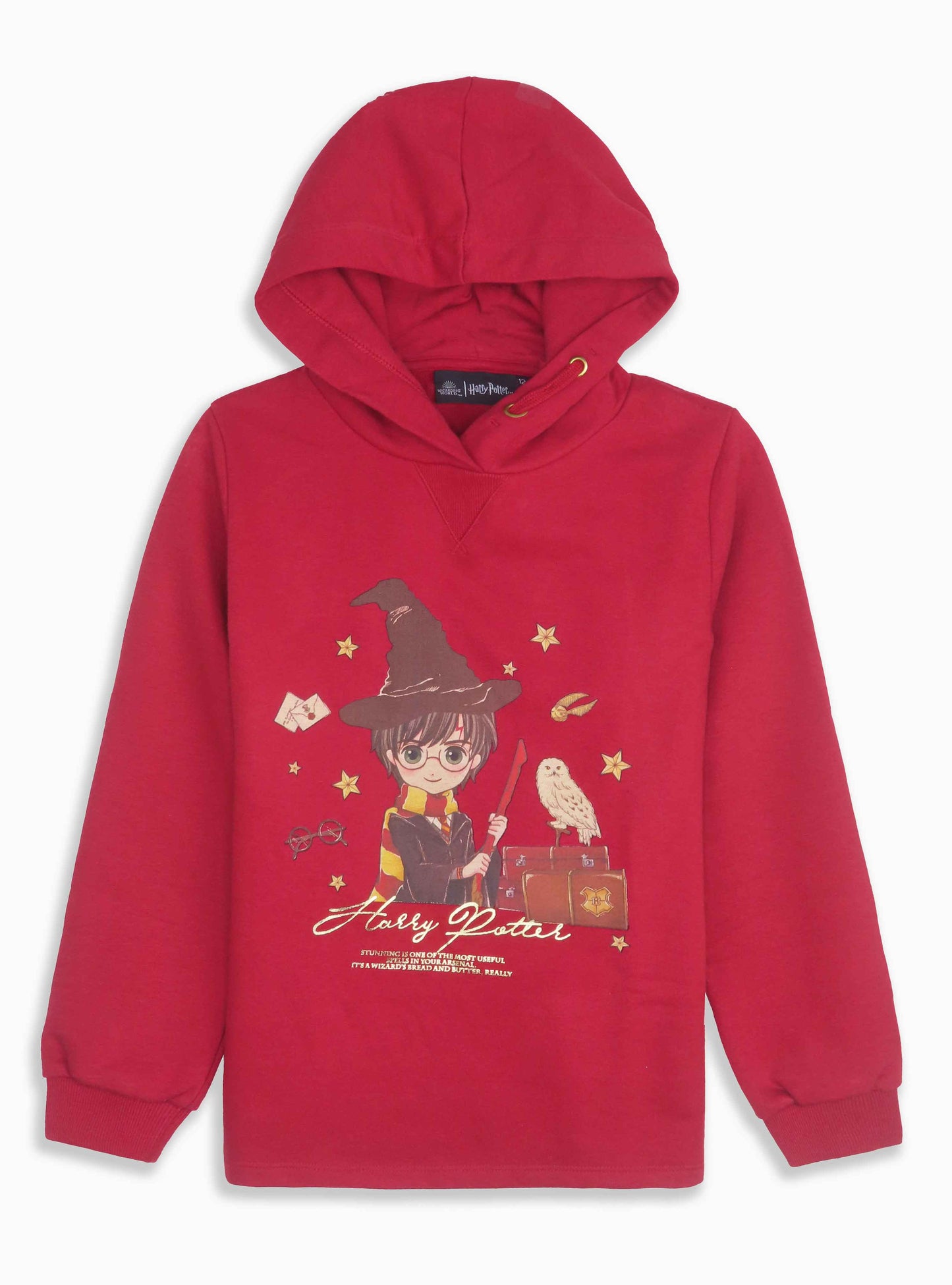 Girls Hooded Pullover Sweatshirt