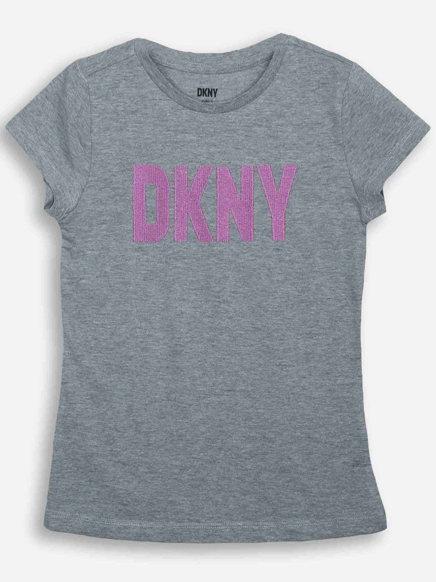 Girls Applique Grey T Shirt