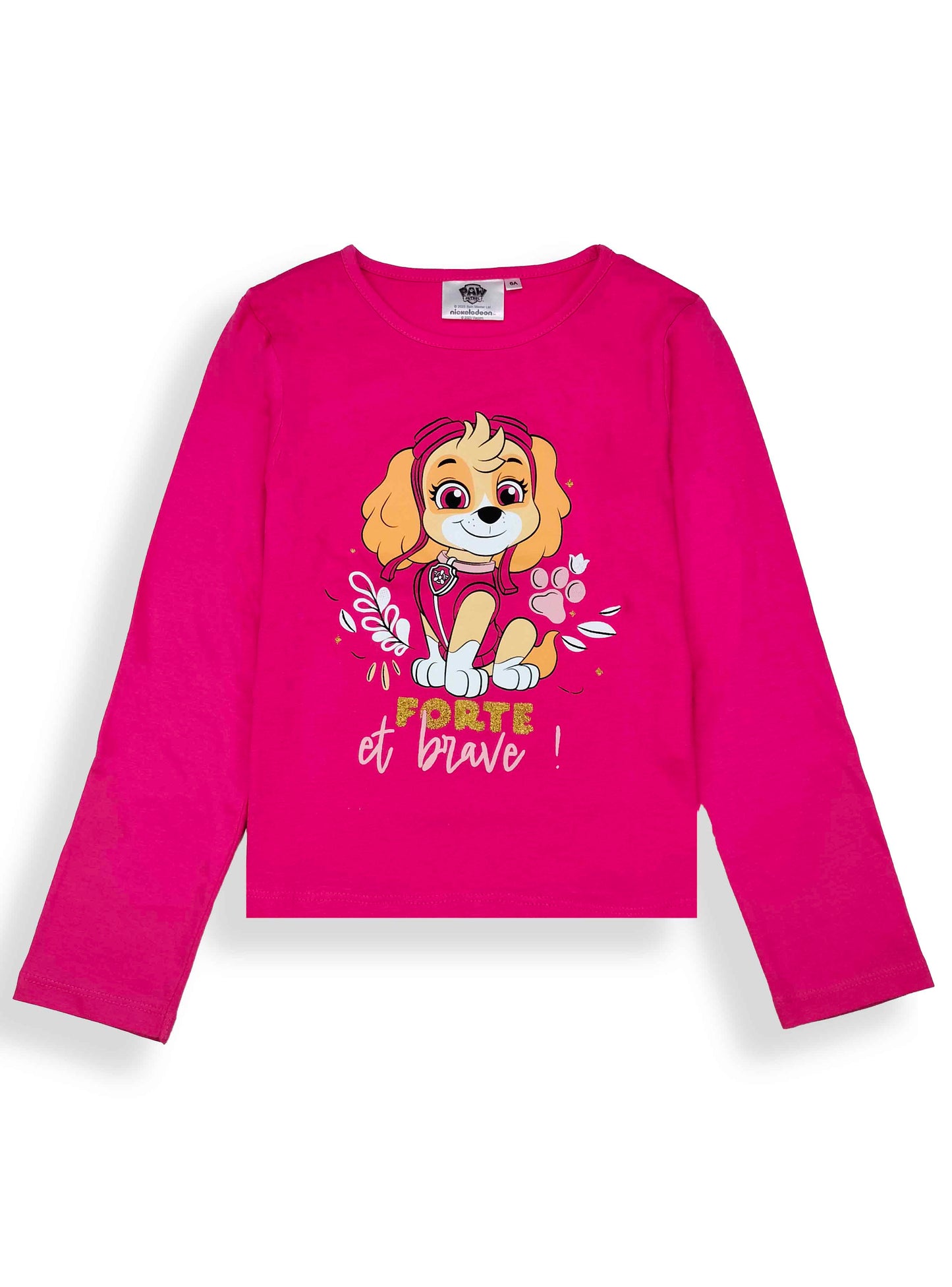 Girls Long Sleeve Printed T Shirt