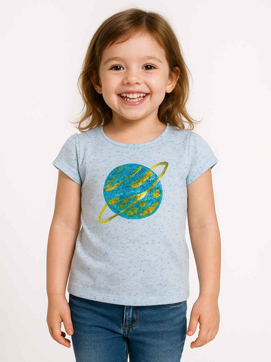 Girls Sequin Top