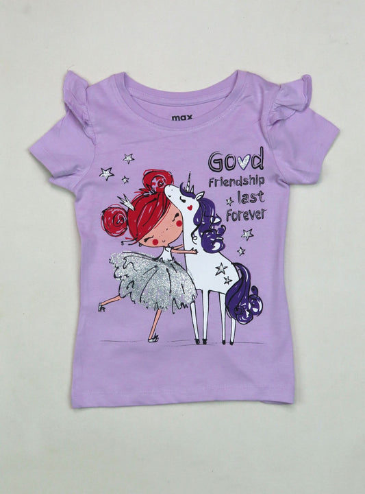 Girls Printed T Shirt