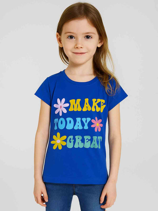 Girls T Shirt Blue