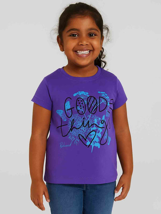 Girls T Shirt Purple
