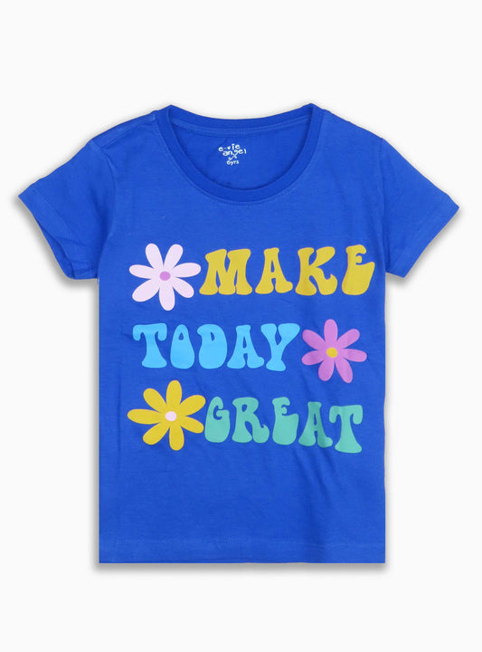 Girls T Shirt Blue