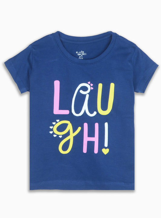 Girls T Shirt Navy