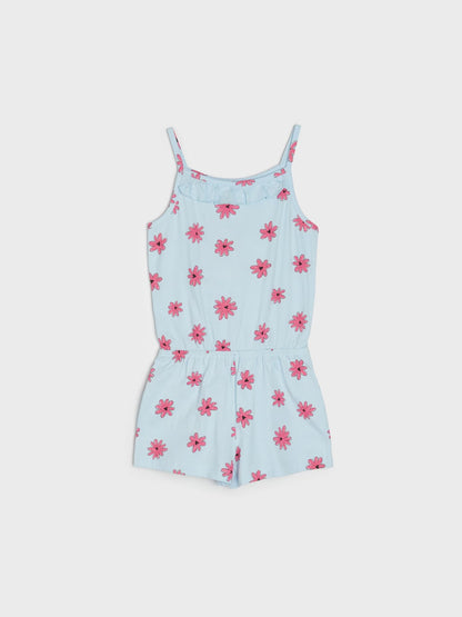 Girls Strappy Dungaree