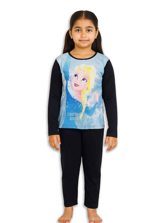 Girls Printed Pyjama Set