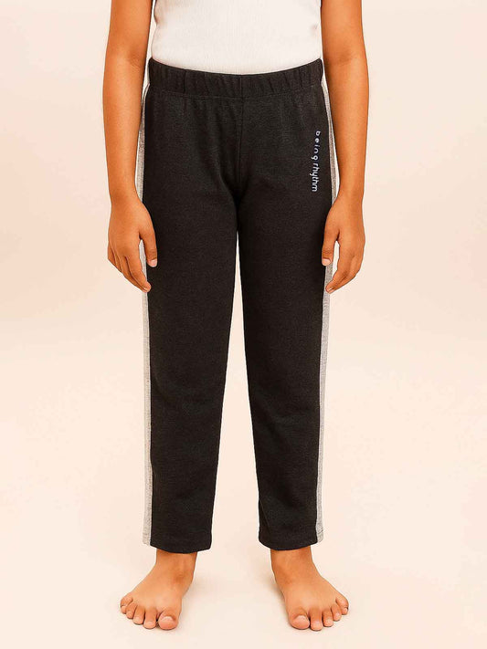 Girls French Terry Winter Pant Charcoal