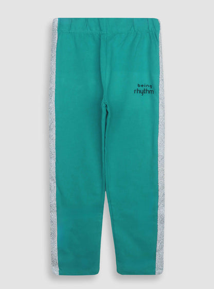 Girls French Terry Winter Pant Green