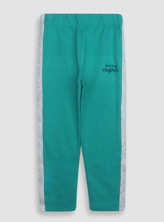 Girls French Terry Winter Pant Green