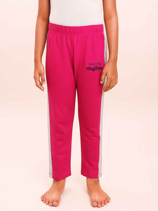 Girls French Terry Winter Pant Fuchsia