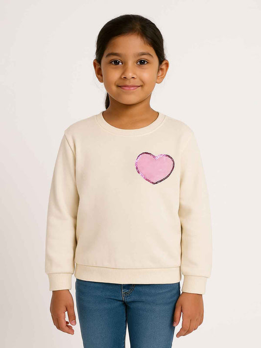 Girls Fleece Pullover Sweatshirt