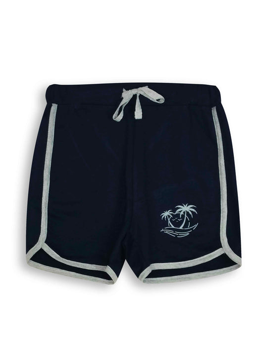 Girls French Terry Knit Navy Shorts