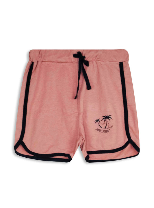 Girls French Terry Knit Dusty rose Shorts