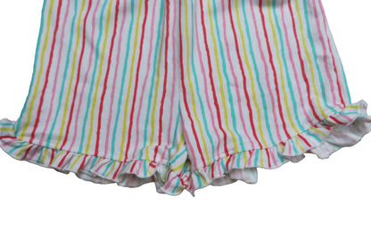 Girls Multi Striped Shorts