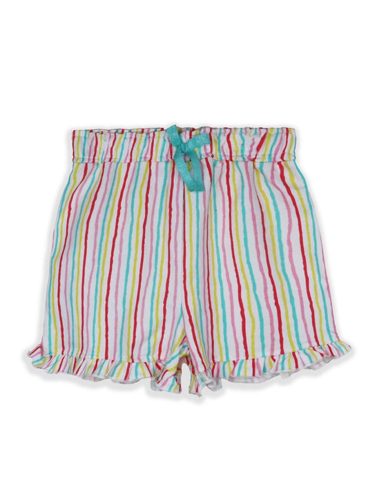 Girls Multi Striped Shorts