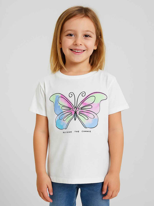 Girls Printed Stretch Top